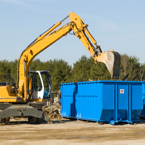 what size residential dumpster rentals are available in Mchenry County